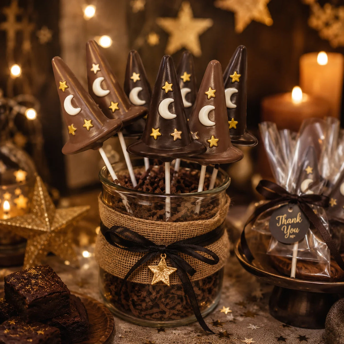Witch's Hat Pollylop® - Chocolate Lollipop