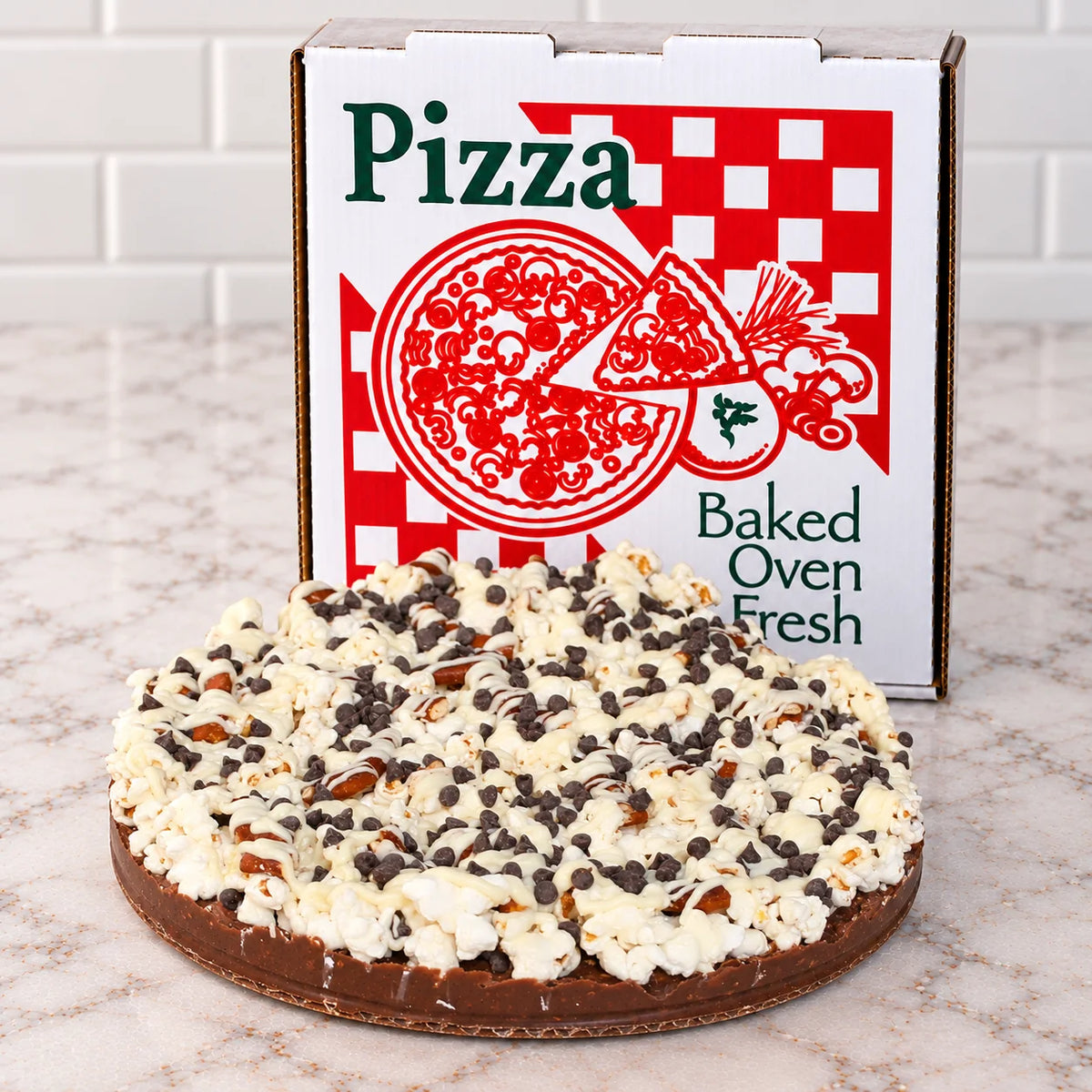 Supreme Chocolate Pizza with Chocolate Chips, 10"