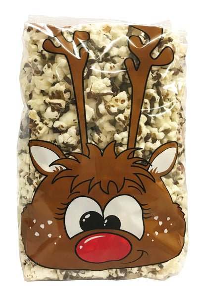 Chocolate Drizzled Popcorn — Seasonal Gift Bag, 1/2 lb. | Sensational Sweets