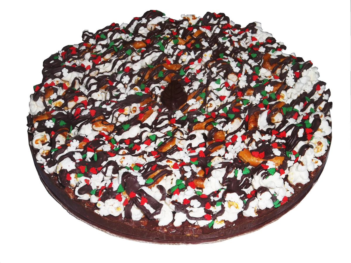Gourmet Dark Mint Chocolate Pizza with Pizazz™ 10" (Shown with Deco)
