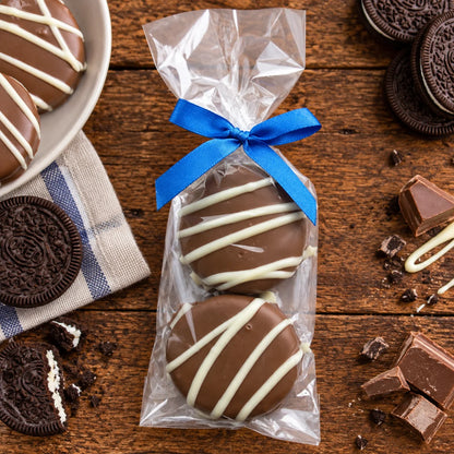 Gourmet Chocolate Dipped Oreos® — 2 Pack Decorated with Bow