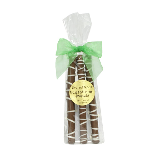 Gourmet Pretzel Rods (3 Pieces with Bow)