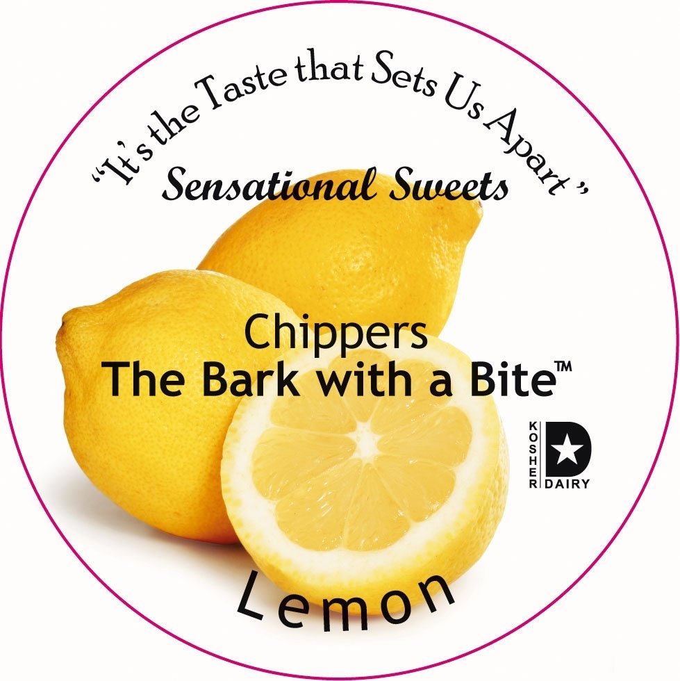 Chippers — The Bark with a Bite™ — Gourmet Chocolate Candy Sheer Bag with Bow, 1/3 lb.