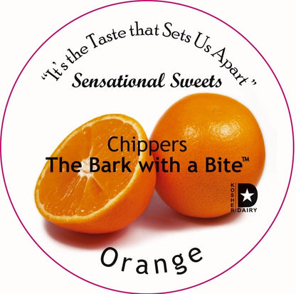 Chippers — The Bark with a Bite™ — Gourmet Chocolate Candy Sheer Bag with Bow, 1/3 lb.