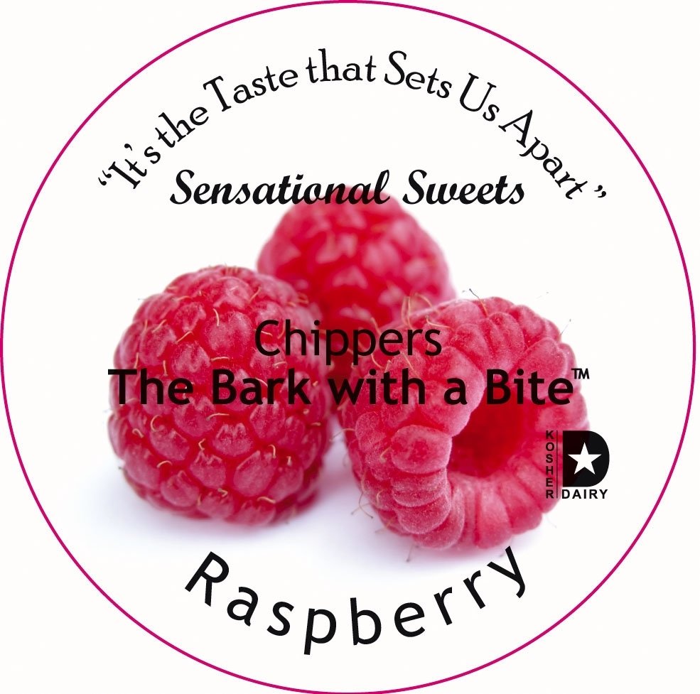Chippers — The Bark with a Bite™ — Gourmet Chocolate Candy Sheer Bag with Bow, 1/3 lb.