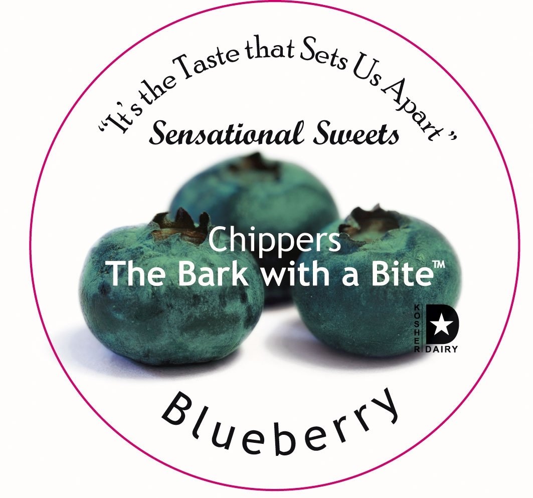 Chippers — The Bark with a Bite™ — Gourmet Chocolate Candy Sheer Bag with Bow, 1/3 lb.