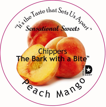 Chippers — The Bark with a Bite™ — Gourmet Chocolate Candy Sheer Bag with Bow, 1/3 lb.