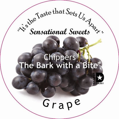 Chippers — The Bark with a Bite™ — Gourmet Chocolate Candy Sheer Bag with Bow, 1/3 lb.