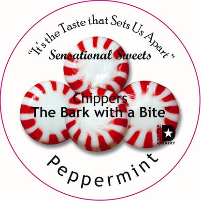 Chippers — The Bark with a Bite™ — Gourmet Chocolate Candy Sheer Bag with Bow, 1/3 lb.