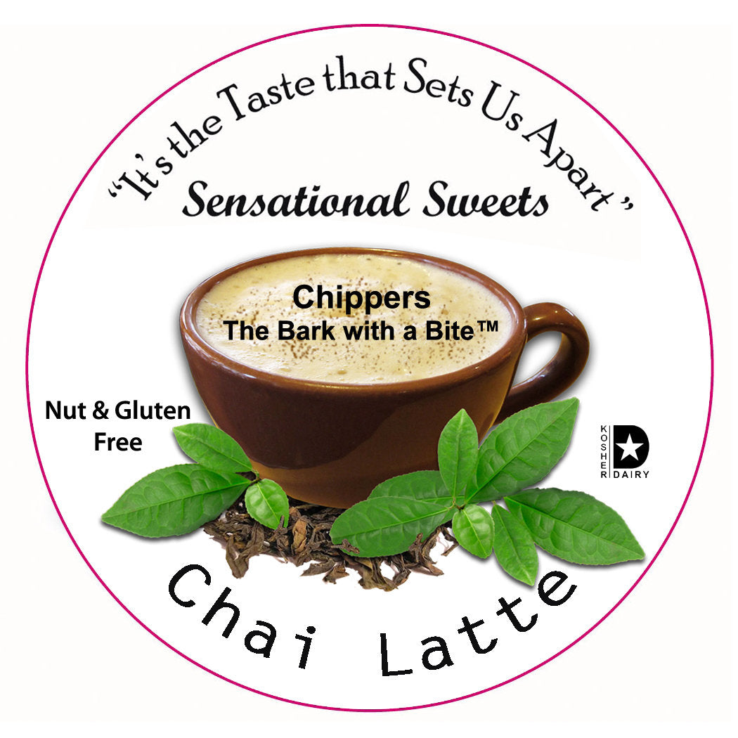 Chippers — The Bark with a Bite™ — Gourmet Chocolate Candy Sheer Bag with Bow, 1/3 lb.