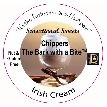Chippers — The Bark with a Bite™ — Gourmet Chocolate Candy Sheer Bag with Bow, 1/3 lb.