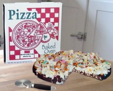 Decorated Chocolate Pizza, 10"