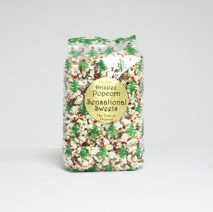 Chocolate Drizzled Popcorn — Seasonal Gift Bag, 1/2 lb. | Sensational Sweets