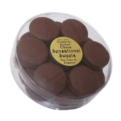 Gourmet Chocolate Dipped Oreos® (1 lb. Tub)