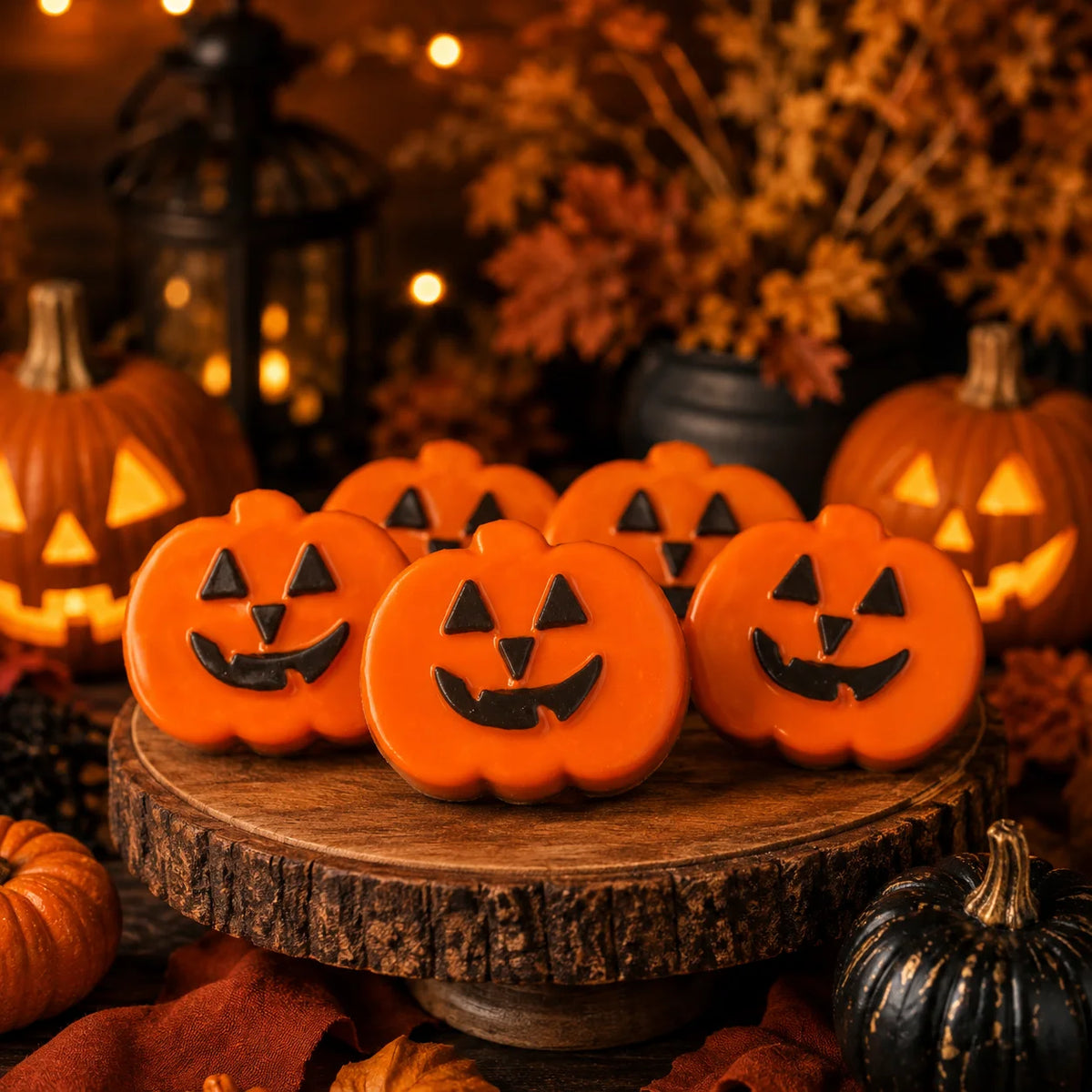 Gourmet Chocolate Molded Oreo® — Jack-o-Lantern, Gift Bag with Bow