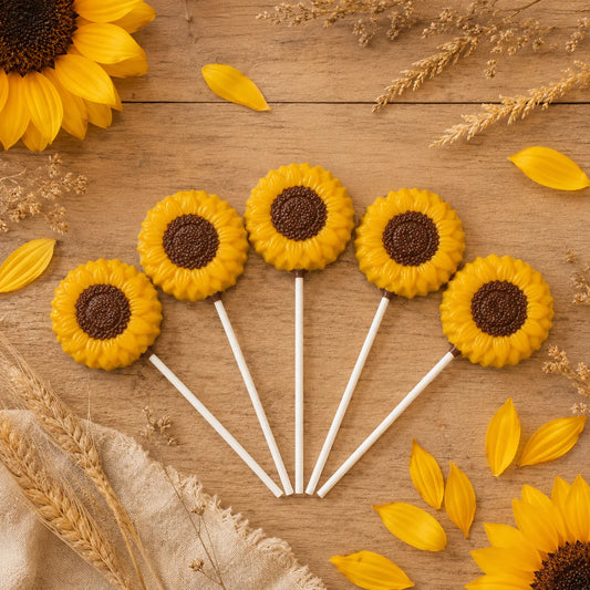 Sunflower Pollylop® — Chocolate Lollipop