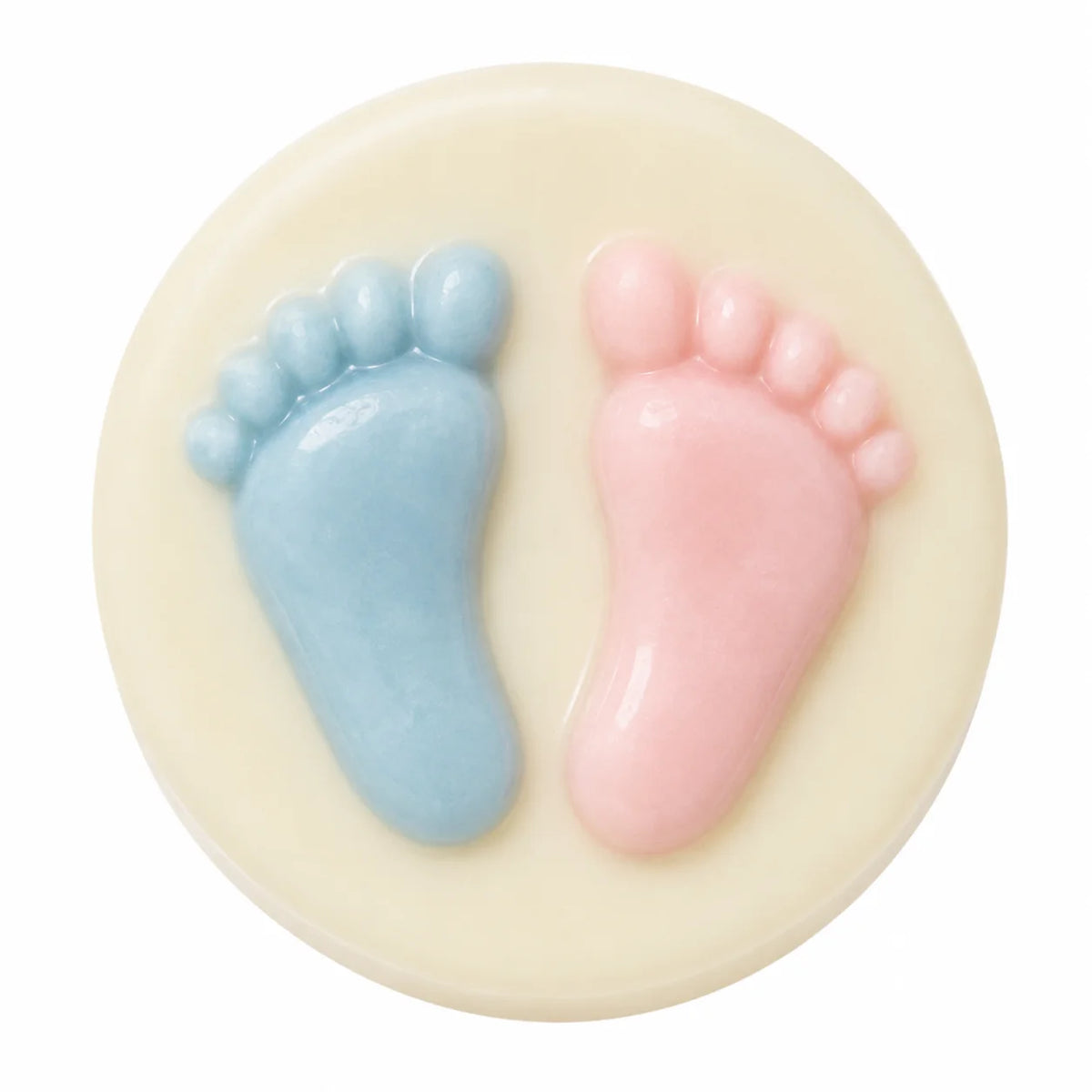 Gourmet Chocolate Molded Oreo® — Baby Feet, Gift Bag with Bow