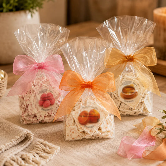 Chippers — The Bark with a Bite™ — Gourmet Chocolate Candy Sheer Bag with Bow, 1/3 lb.