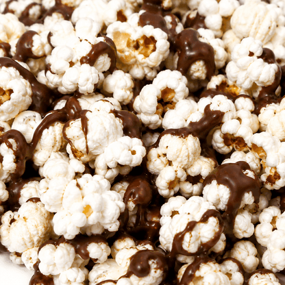Chocolate Drizzled Popcorn — Seasonal Gift Bag, 1/2 lb. | Sensational Sweets