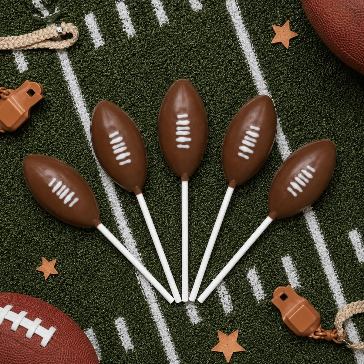 Football Pollylop® — Chocolate Lollipop
