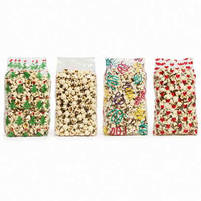Chocolate Drizzled Popcorn — Gift Bag, 3 oz. | Sensational Sweets