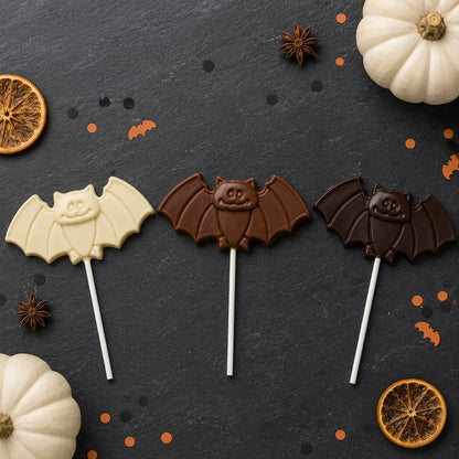 Large Bat Pollylop® — Chocolate Lollipop