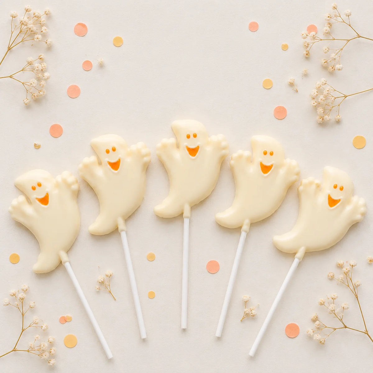 Laughing Ghost Pollylop® — Chocolate Lollipop