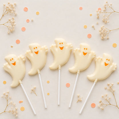 Laughing Ghost Pollylop® — Chocolate Lollipop