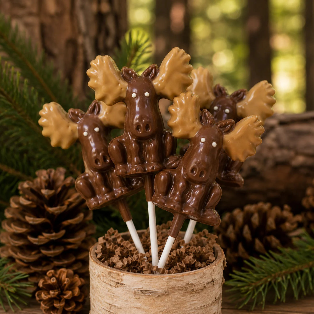 Moose Pollylop® — Chocolate Lollipop