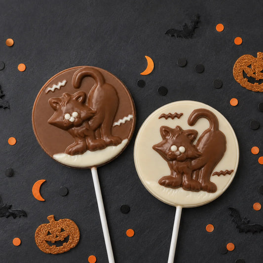 Cat Scared Pollylop® — Chocolate Lollipop
