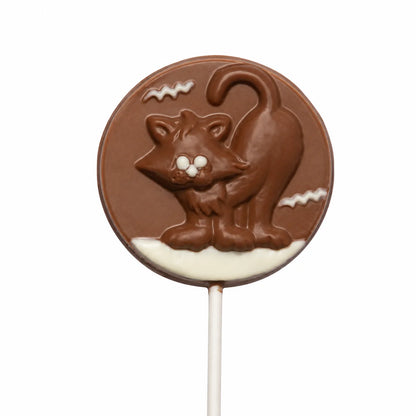 Cat Scared Pollylop® — Chocolate Lollipop