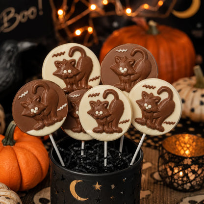 Cat Scared Pollylop® — Chocolate Lollipop