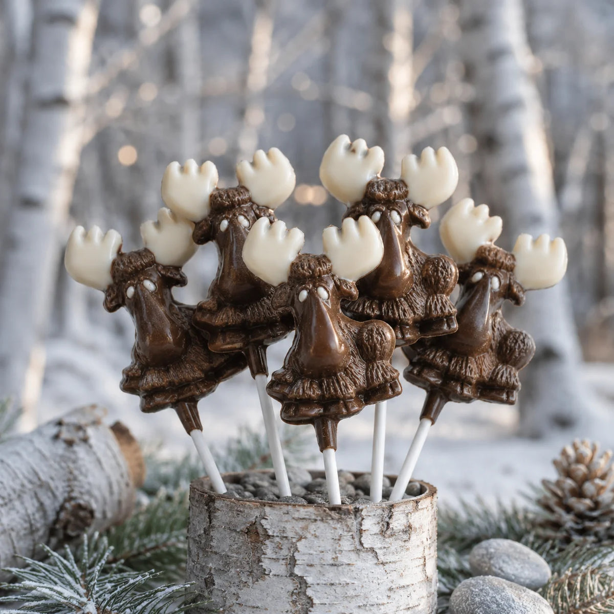 Shaggy Moose Pollylop® — Chocolate Lollipop