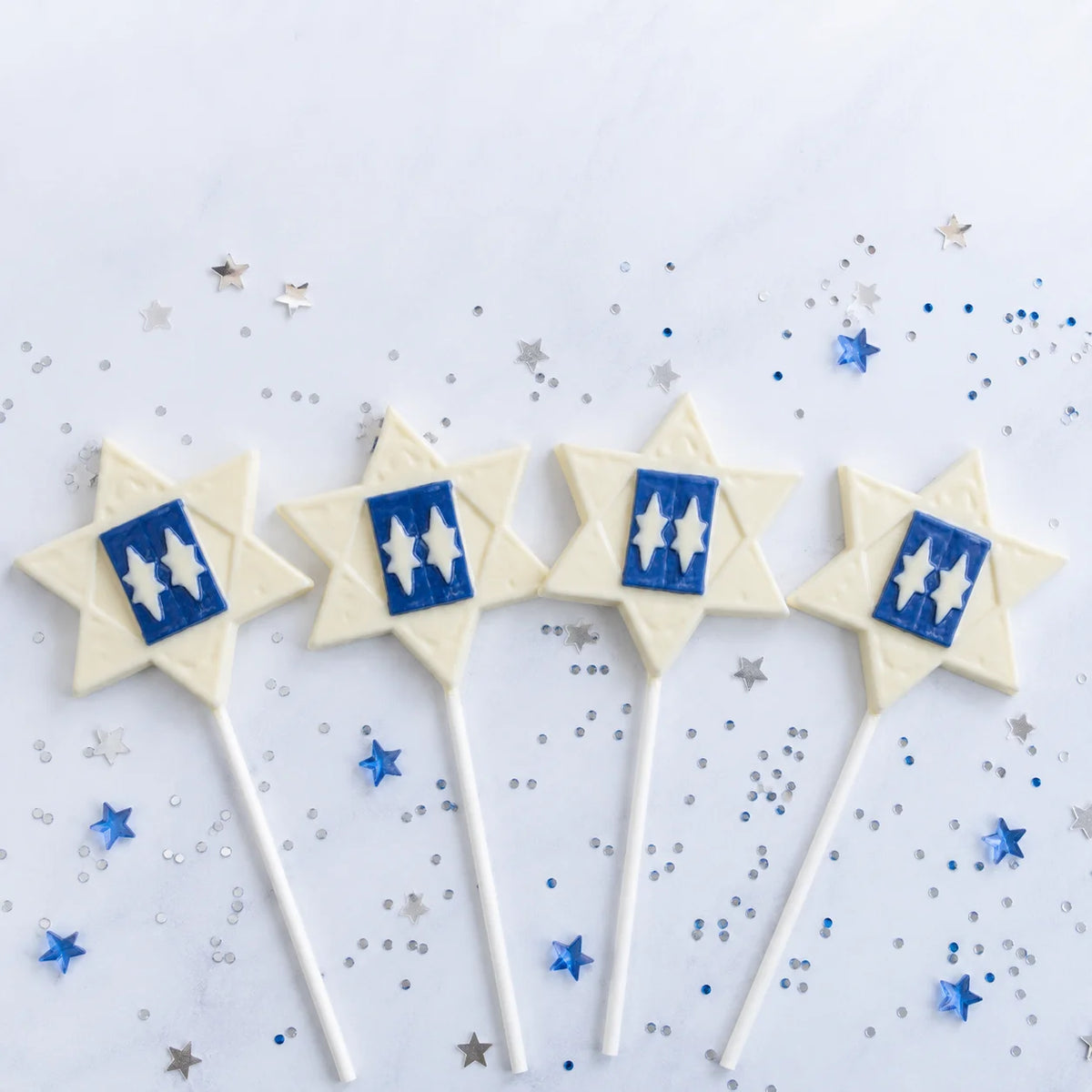 Star With Mezuzah Pollylop® — Chocolate Lollipop