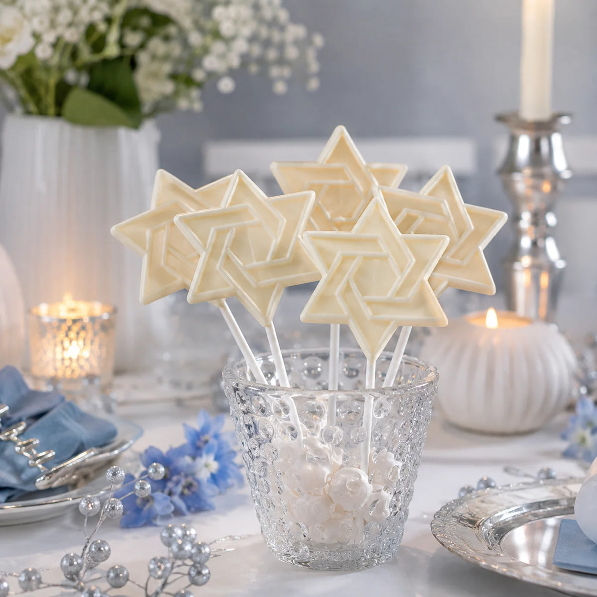 Star of David Pollylop® — Chocolate Lollipop