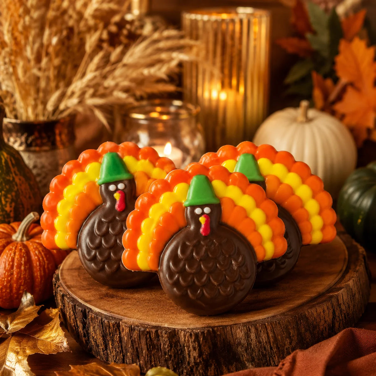 Gourmet Chocolate Molded Oreo® — Turkey, Gift Bag with Bow