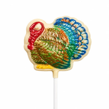 Turkey Round Pollylop® — Chocolate Lollipop