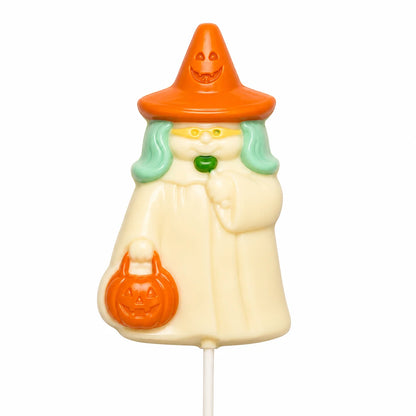 Witch with Pumpkin Pollylop® — Chocolate Lollipop