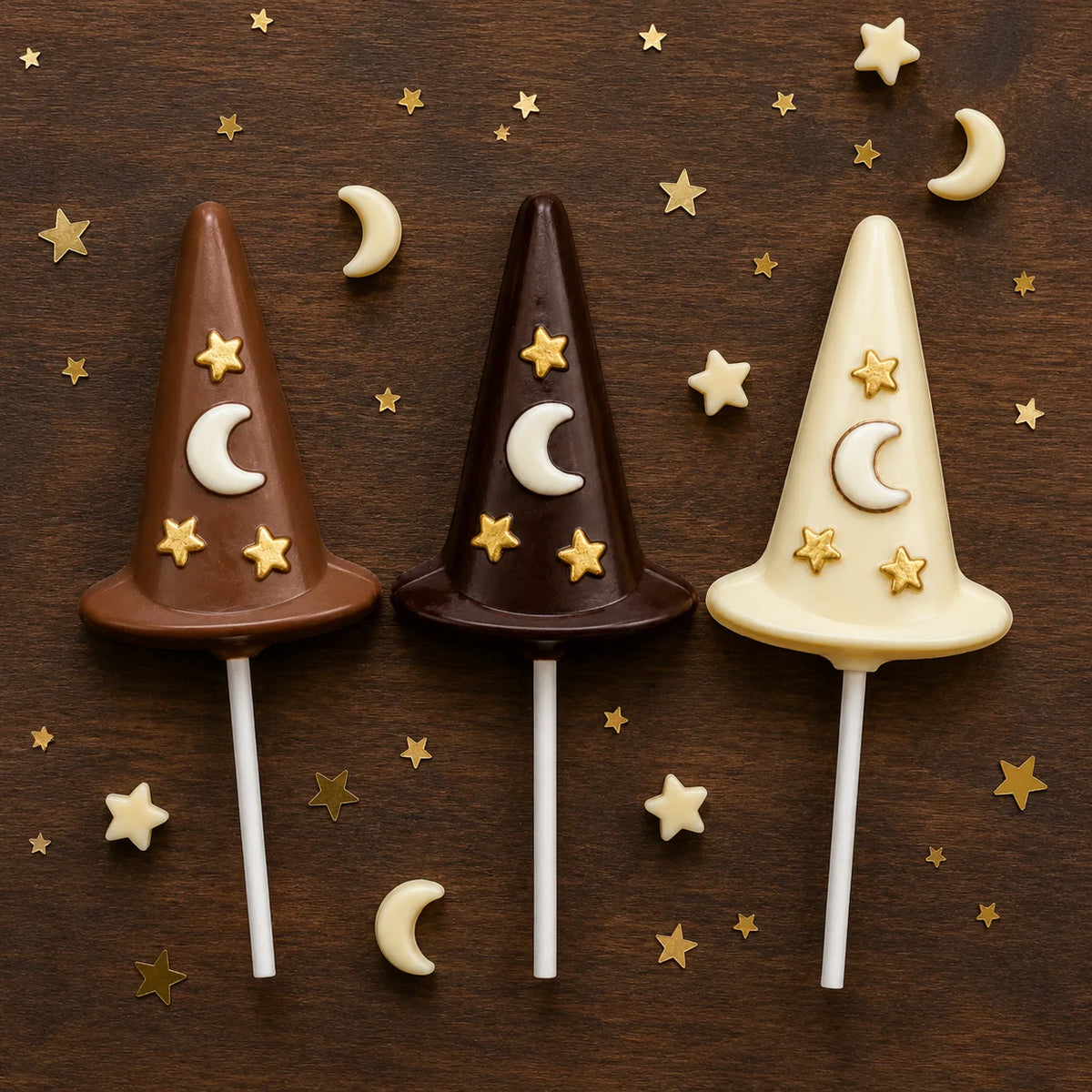 Witch's Hat Pollylop® - Chocolate Lollipop